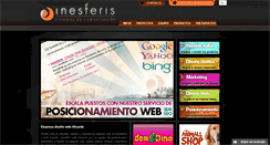 Desktop Screenshot of inesferis.com
