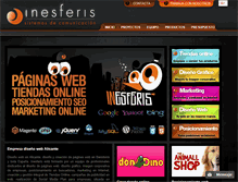 Tablet Screenshot of inesferis.com
